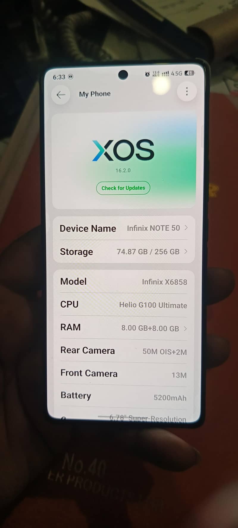 Infinix Note 50 5