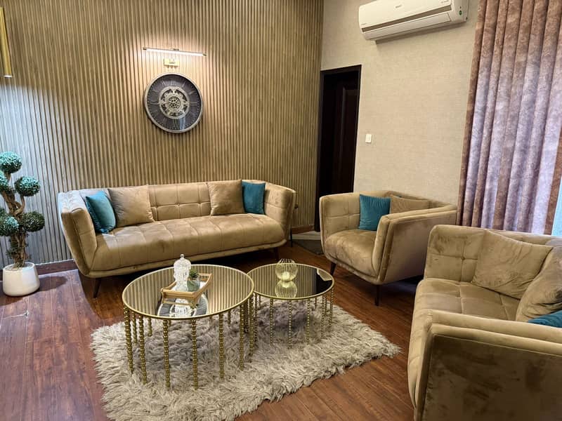 Sofa set, couch, L shape sofa 3