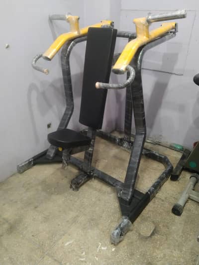 shoulder press and chest press