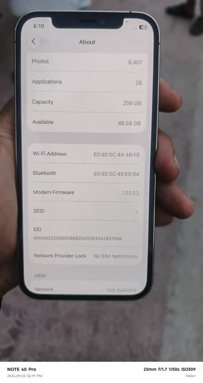 iPhone 12 Pro 256GB Gold - Excellent Condition