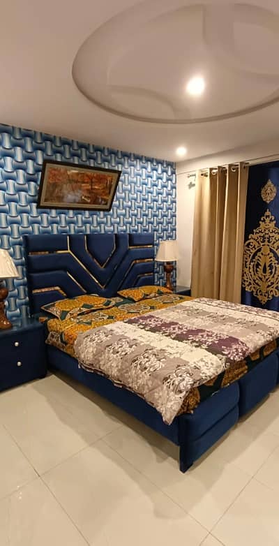 Bahria town Lahore one bedroom apartments short stay rent per