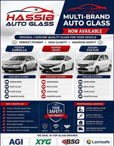 Windscreen Glass Replacement, Crack Repair Service, Auto Glass