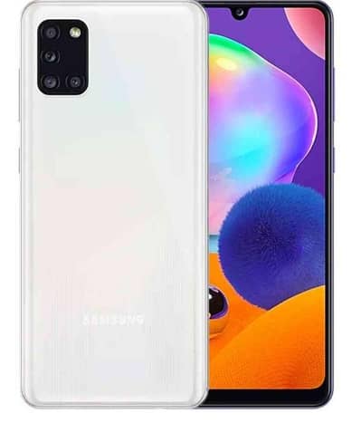 Samsung galaxy a31 with box