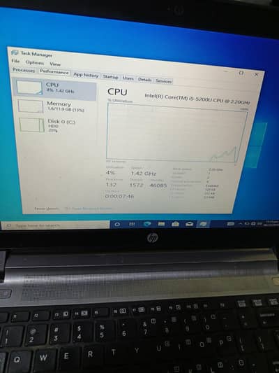 Hp i5 5th Generation 12l128ssd