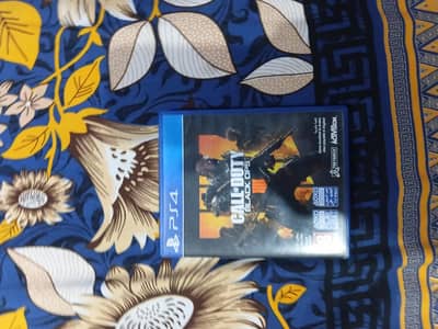 Call of duty black opps 4 for sell ps 4