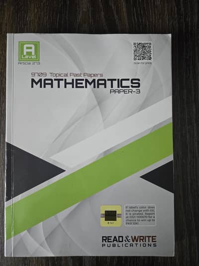 Mathematics P3 topical read and write