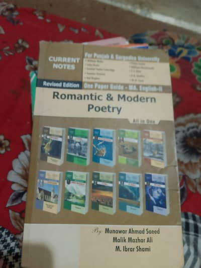 MA English books used Available