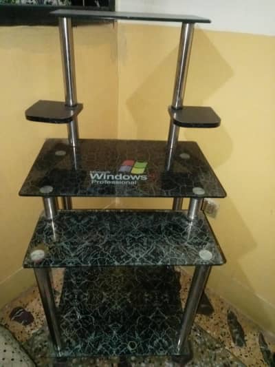 Tier Glass TV Stand