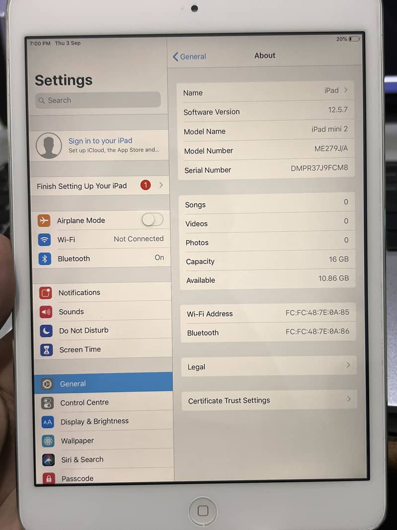 Apple I Pad Mini 2 0