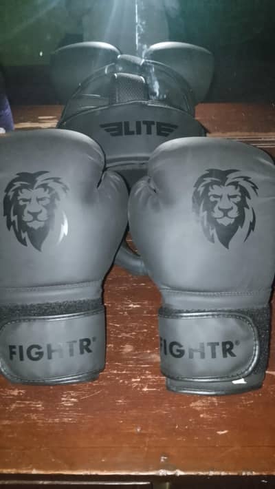 Fightr 12 0z boxing gloves. Elite Boxing and Mma headgear. Mma handwrap