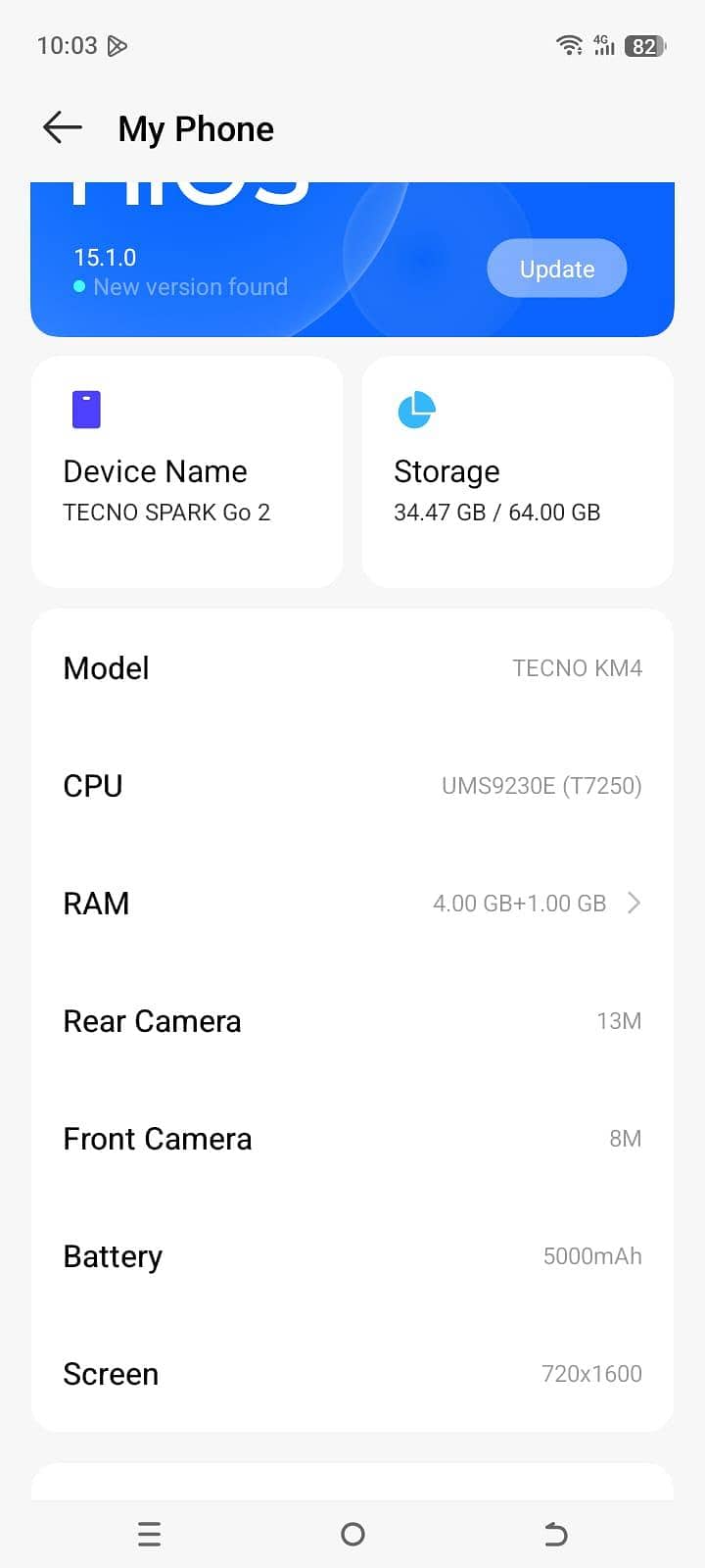 Tecno Spark Go2 4