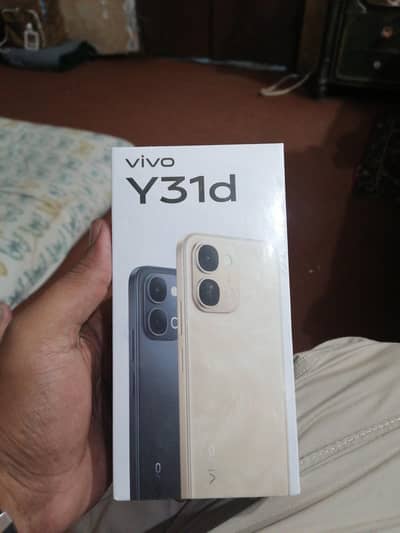 Vivo Y31d 8/128 Non Active Golden Box pack