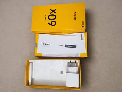 realme note 60x 4/64 complete box