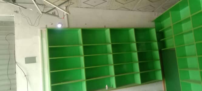 shelf and counter for sale in new condition