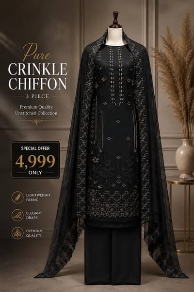 Pure Crinkle Chiffon