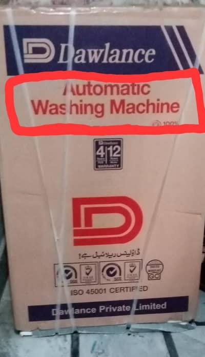 Brand new automatic washing machine