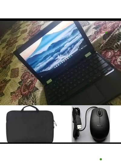 Free laptop bag n mouse with Acer R11 touchscreen Chromebook 4gb/32gb