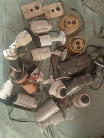 mix lot of cctv and video intercom for sale without check as is