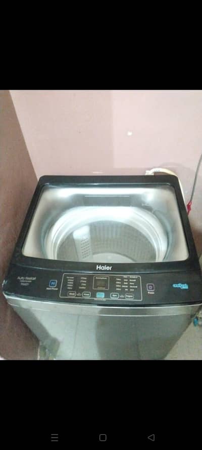 Haier washing machine automatic