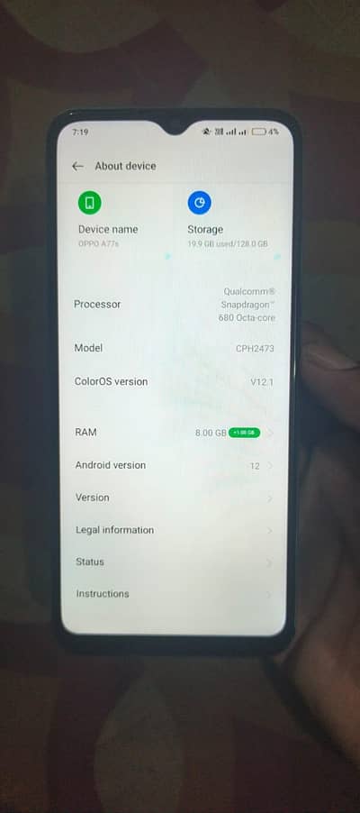 OPPO A77s (8GB/128GB)