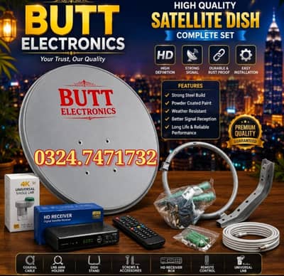 Dish anteena sell and installation 03247471732