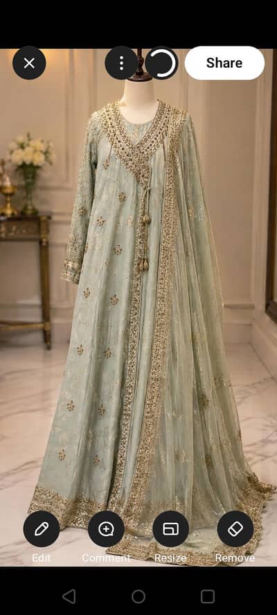 Qasim anwar designer. . . . walima maxi