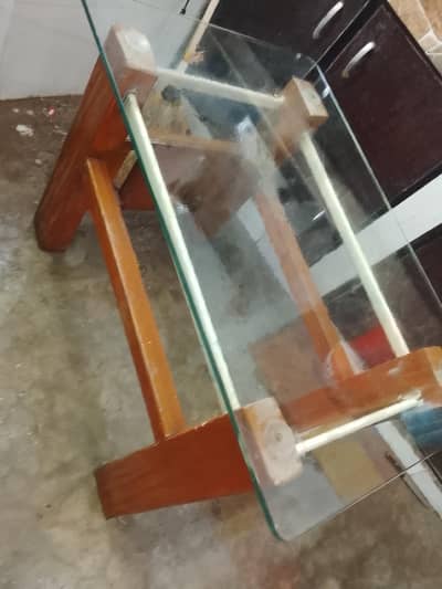 wooden table (walnut wood )