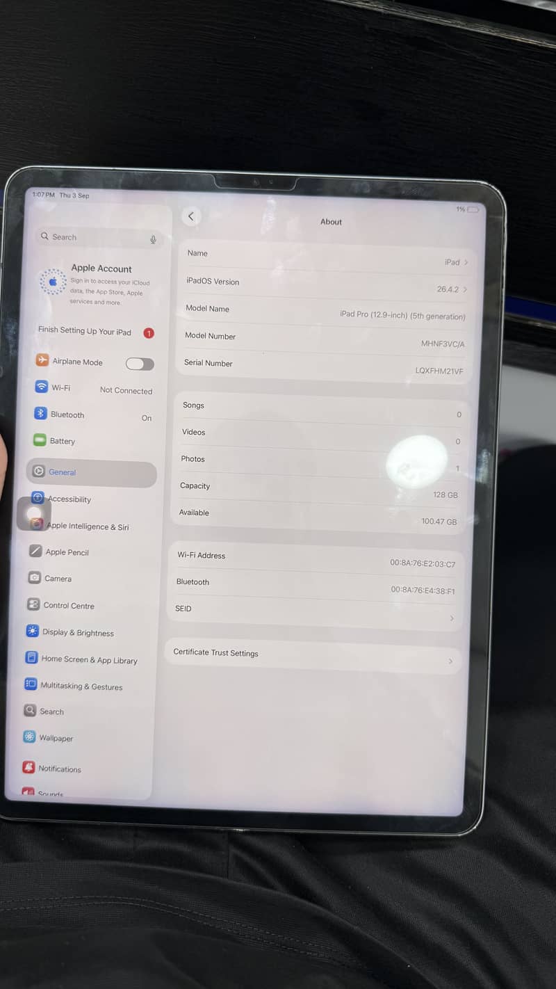 Ipad Pro 5th generation 12.9 inch 0