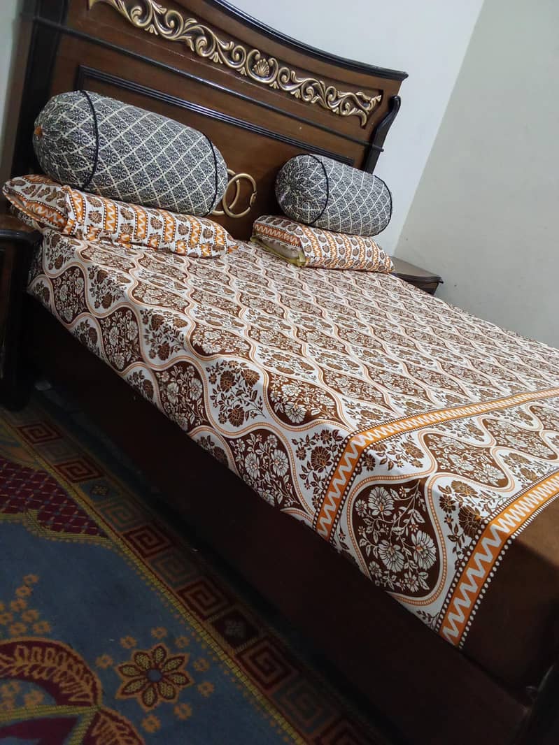 bed set king size bed dressing table side table 3