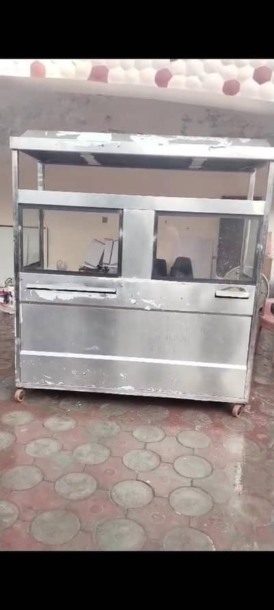 burger counter and salad counter