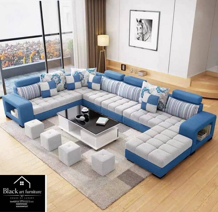 8.5 seater sofa set/L shape sofa/corner sofa/sofa set/U shape sofa 2