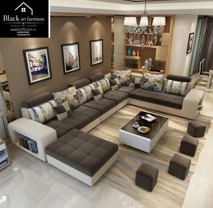 8.5 seater sofa set/L shape sofa/corner sofa/sofa set/modern sofa set 0