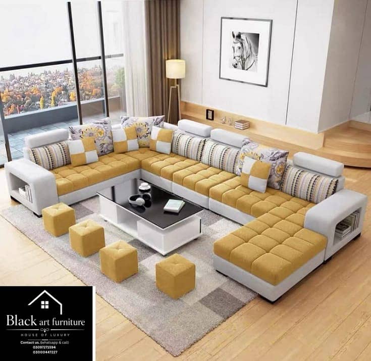 8.5 seater sofa set/L shape sofa/corner sofa/sofa set/modern sofa set 1