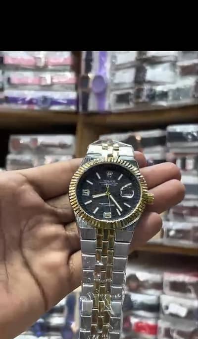 Brand New Two-Tone Chain Watch (Unused