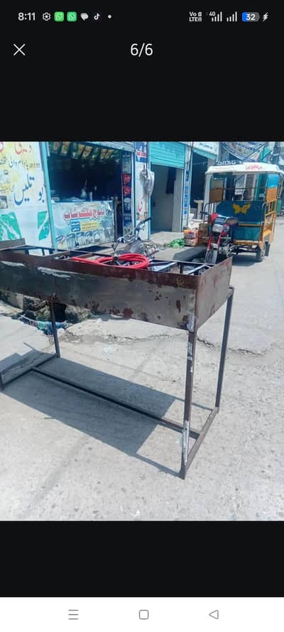 three heavy duty iron burner for sale