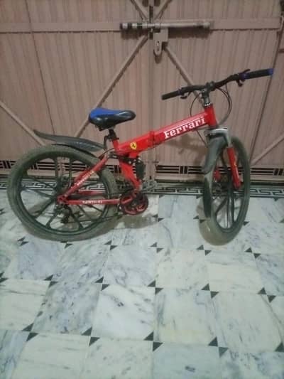 26 Inches folding cycle Ferrari alloy rims