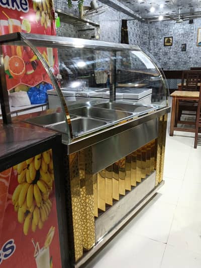 Stainless Steel Food Counter / Food Warmer