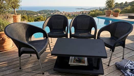 SOFA CHAIRS AND TABLES