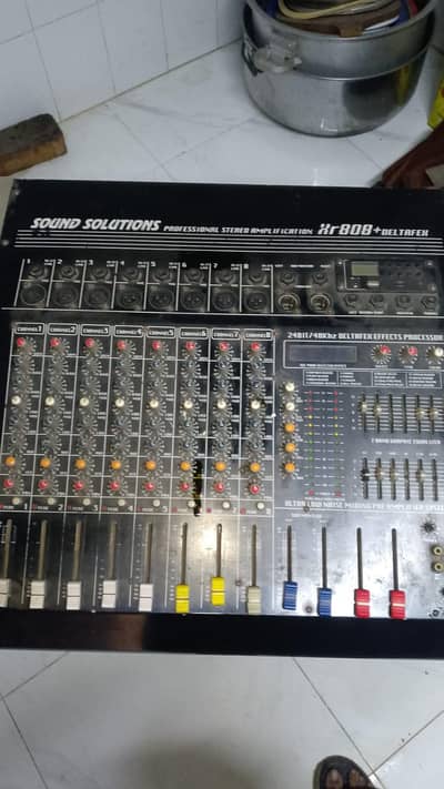 mixer speakers mic urgent sale
