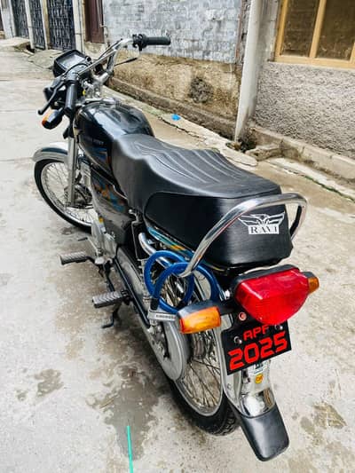 New Ravi 70cc bike, 25 model, Urgent sale