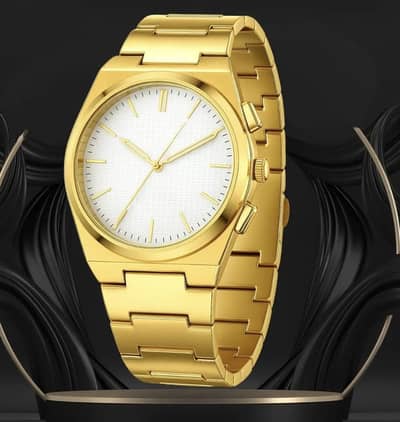 Stylish Men's Stainless Steel Chain Watch - Premium Look
