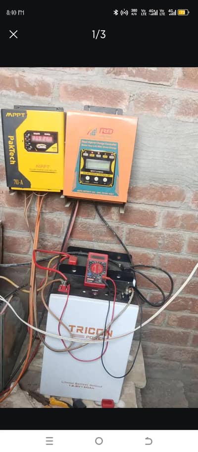 12.8v 150ah ki 2 battery bilkul new ha bus 20days use hui ha .