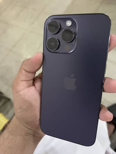 I phone 14 pro max jv 128Gb. 95 health full geniaun condition