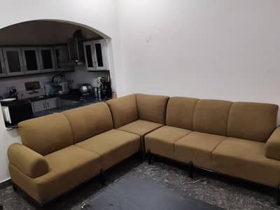 7 seater L shape sofa