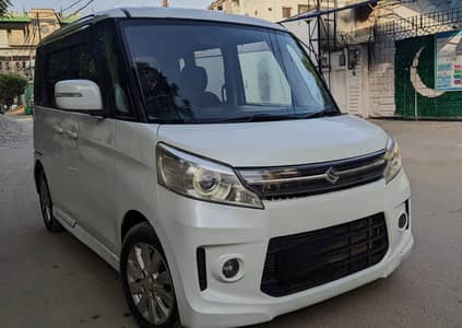 Suzuki spacia custom turbo  2014 17 full original better Mira/wagon r