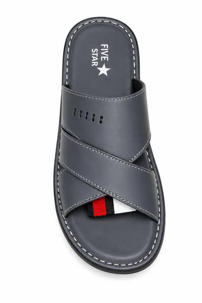 Five Star Men’s Stylish Grey Chappal | Premium Quality | New