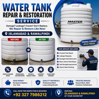 Water tanks repair and leakage / Water Tank leakage / Muds Removal