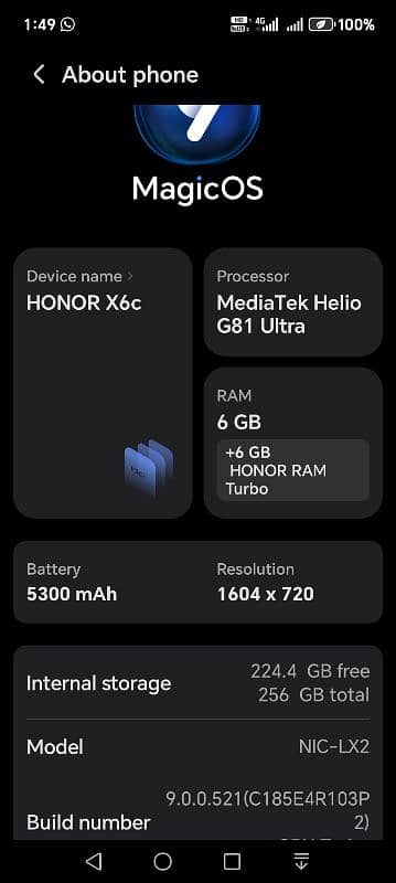 HONOR X6C