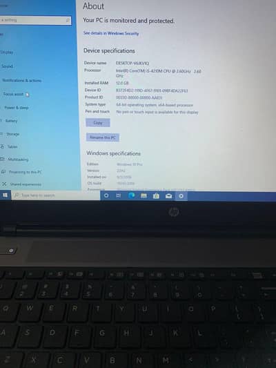 core i5 4th gen laptop hp urgent sell