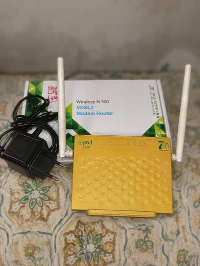 PTCL Wireless N300 VDSL2 Modem Router – Used, Good Condition